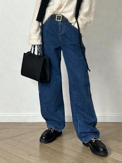 Natural curveサイド カッティングデニム