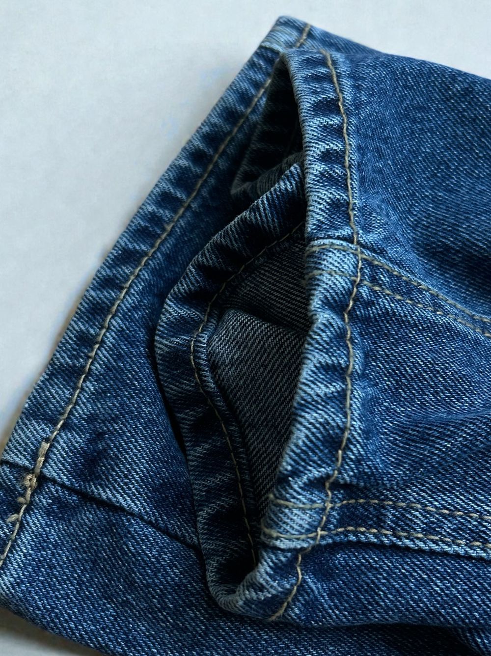 Natural curveサイド カッティングデニム