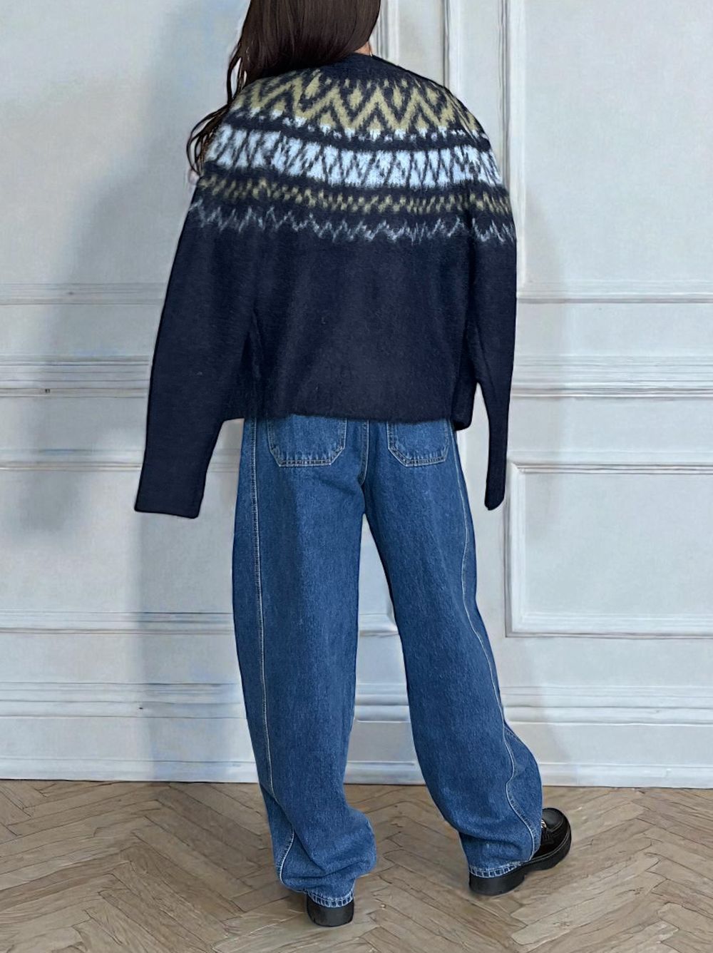 Natural curveサイド カッティングデニム