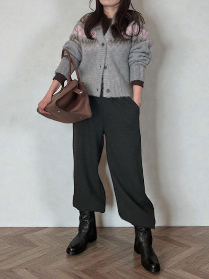 Fleece lining drawstringスウェットパンツ