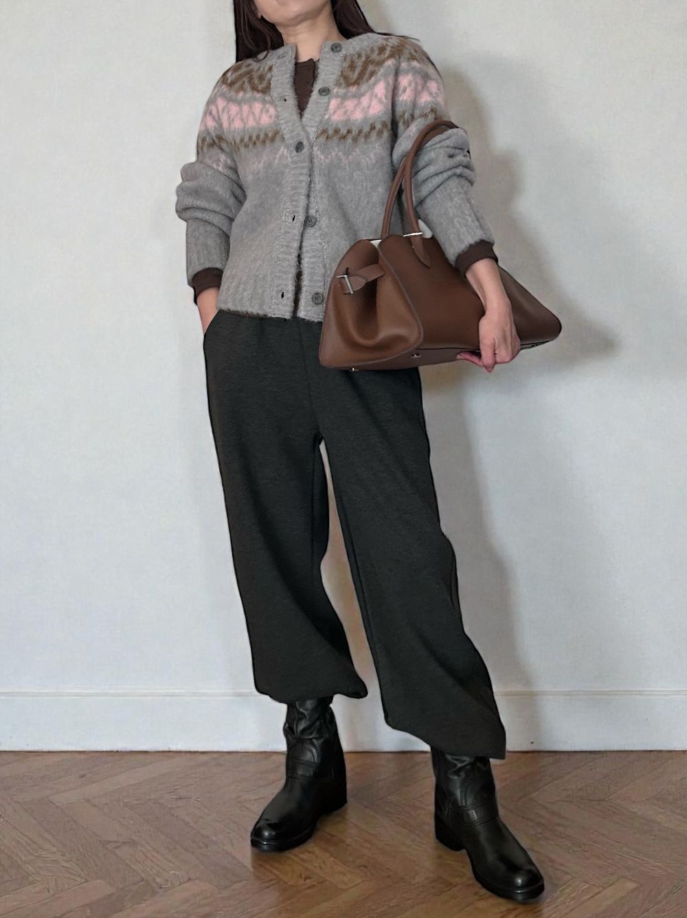 Fleece lining drawstringスウェットパンツ