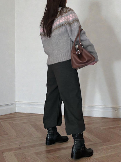 Fleece lining drawstringスウェットパンツ