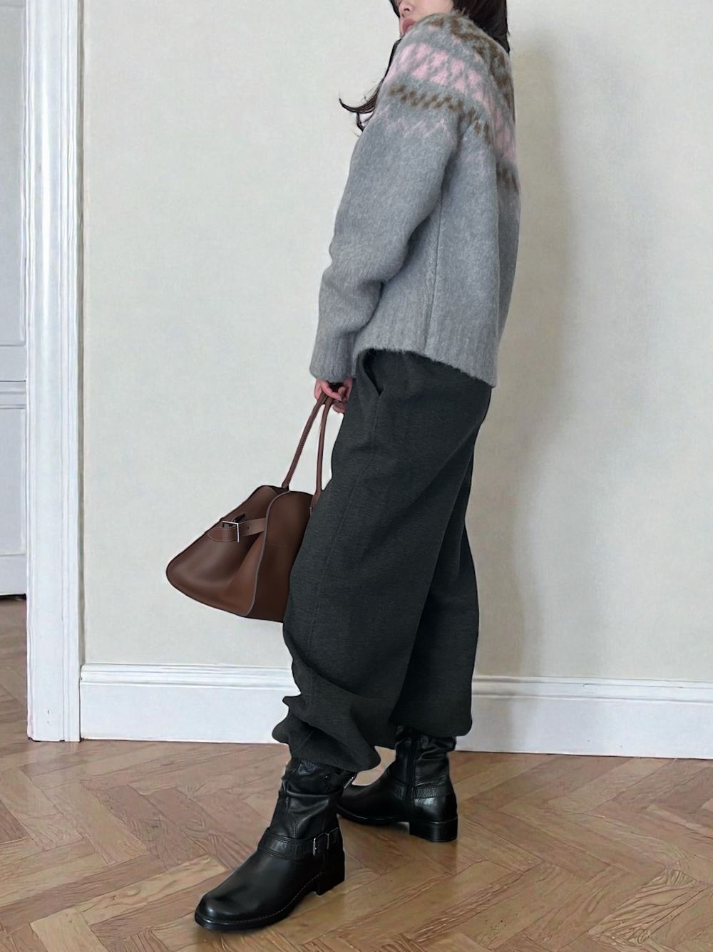 Fleece lining drawstringスウェットパンツ