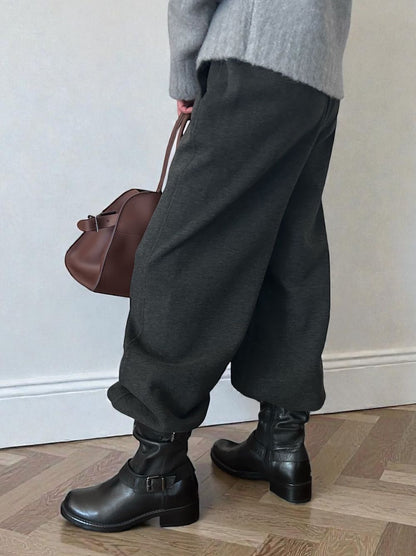 Fleece lining drawstringスウェットパンツ