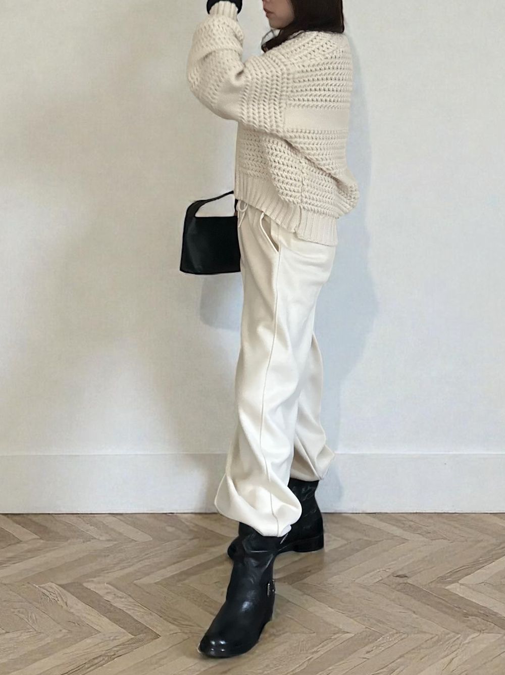 Fleece lining drawstringスウェットパンツ