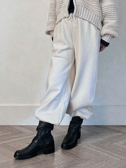 Fleece lining drawstringスウェットパンツ