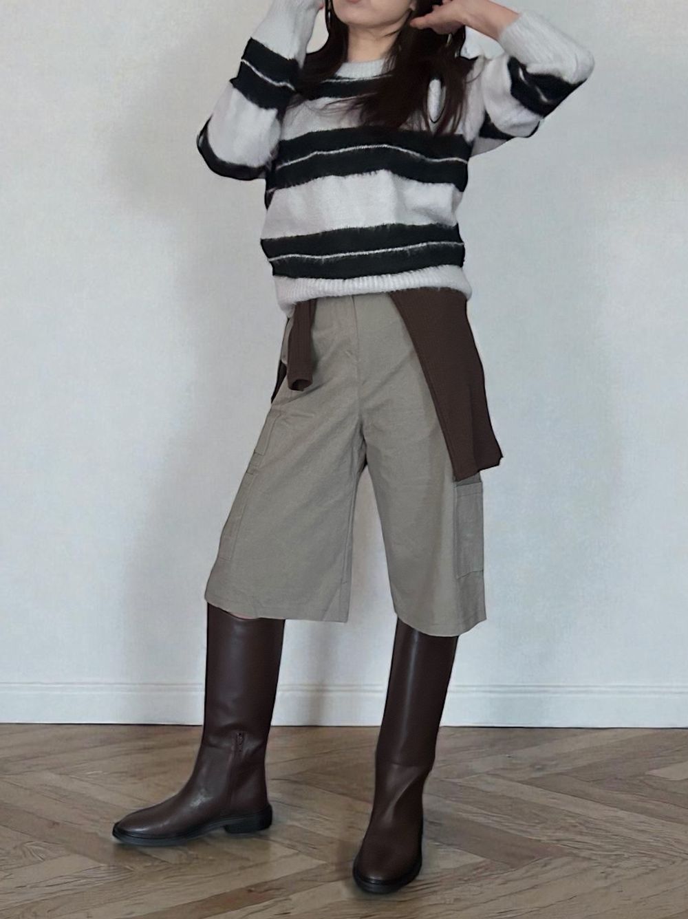 Cargo bermuda コットンパンツ