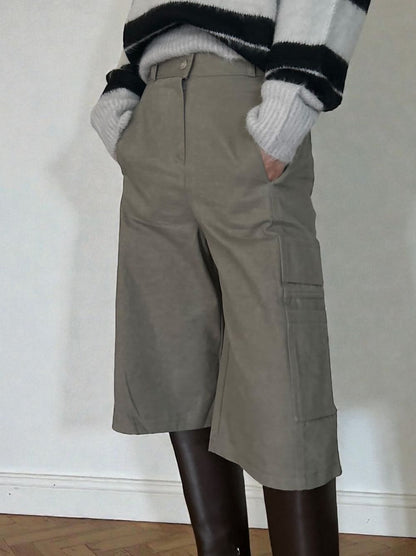 Cargo bermuda コットンパンツ