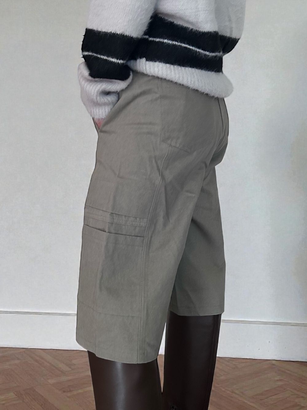 Cargo bermuda コットンパンツ