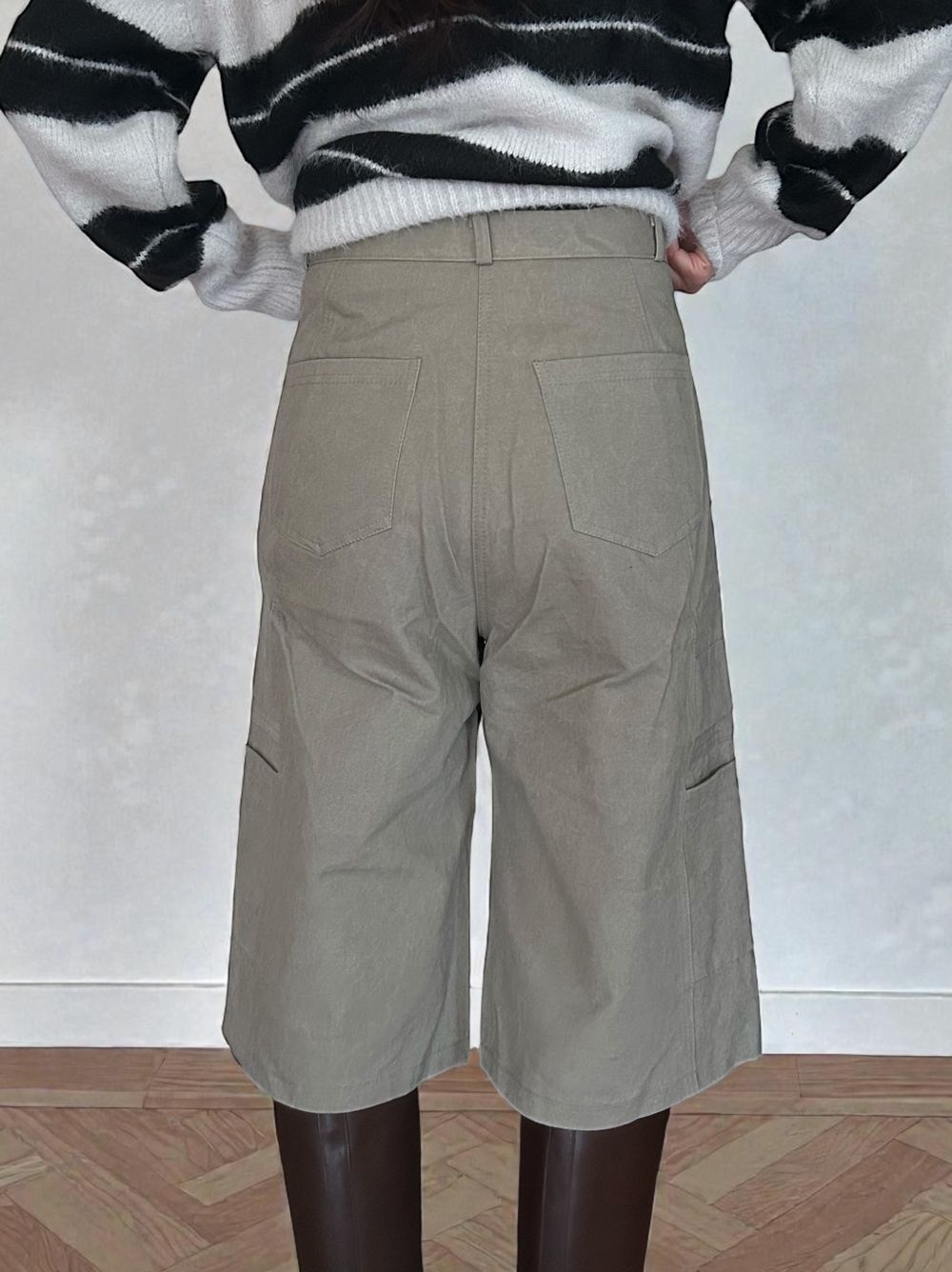 Cargo bermuda コットンパンツ