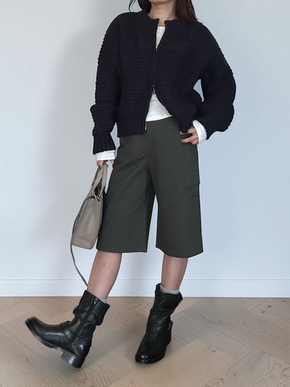 Cargo bermuda コットンパンツ