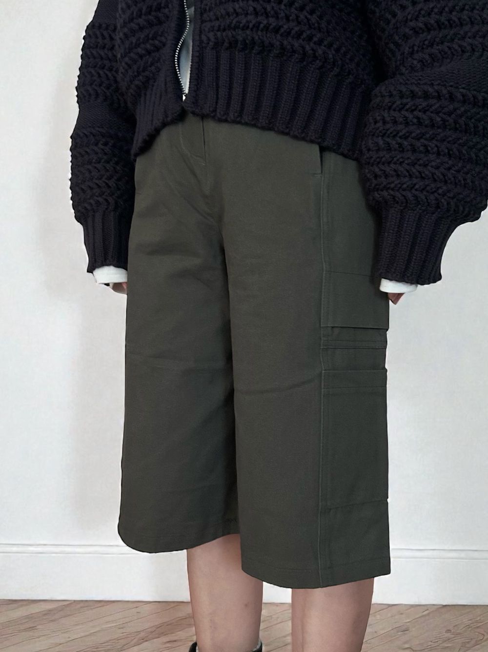 Cargo bermuda コットンパンツ