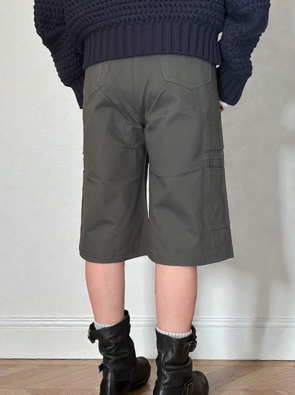 Cargo bermuda コットンパンツ