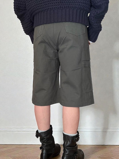 Cargo bermuda コットンパンツ