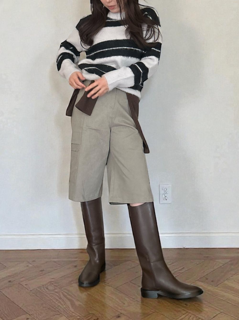 Cargo bermuda コットンパンツ