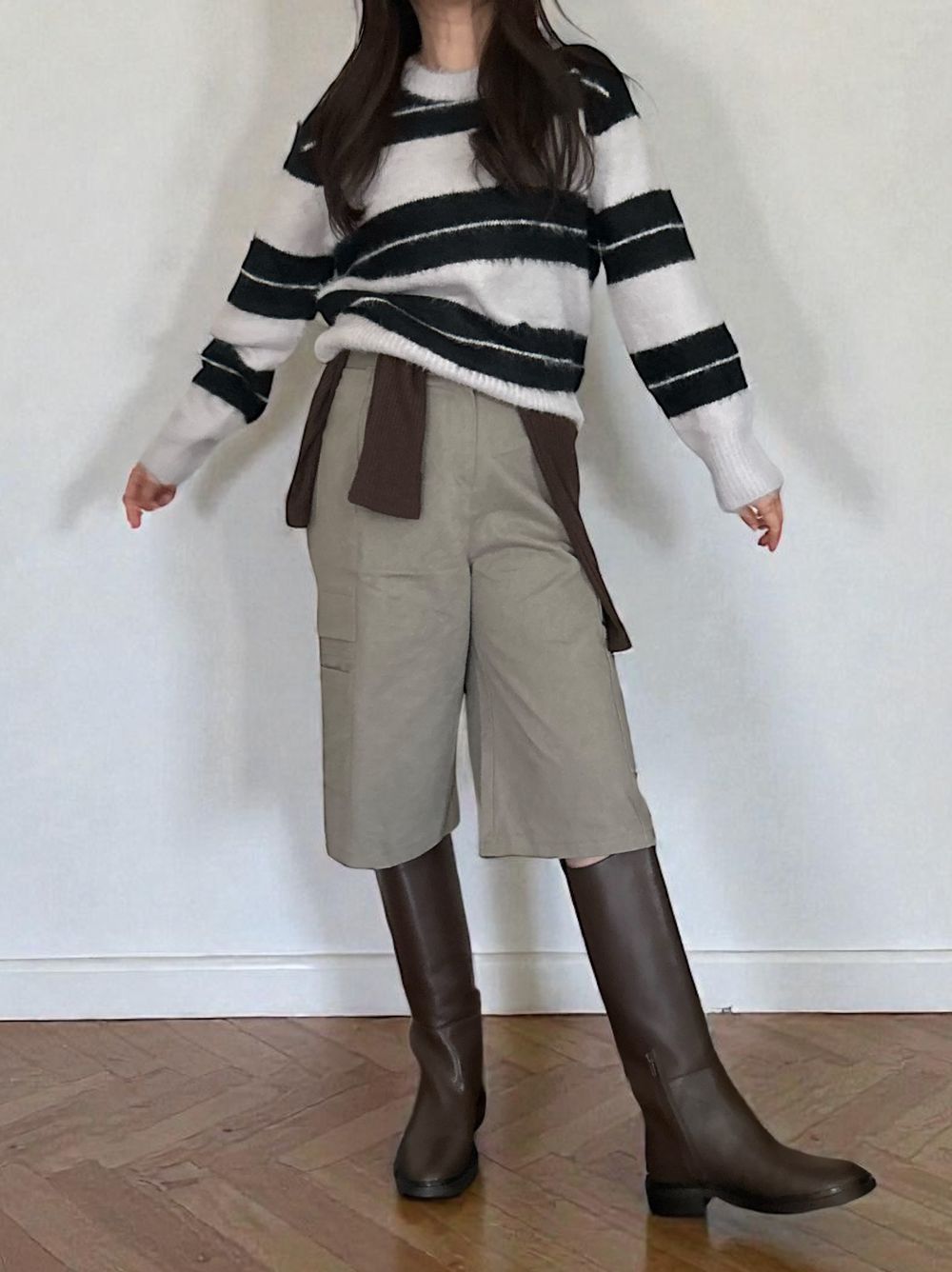 Cargo bermuda コットンパンツ