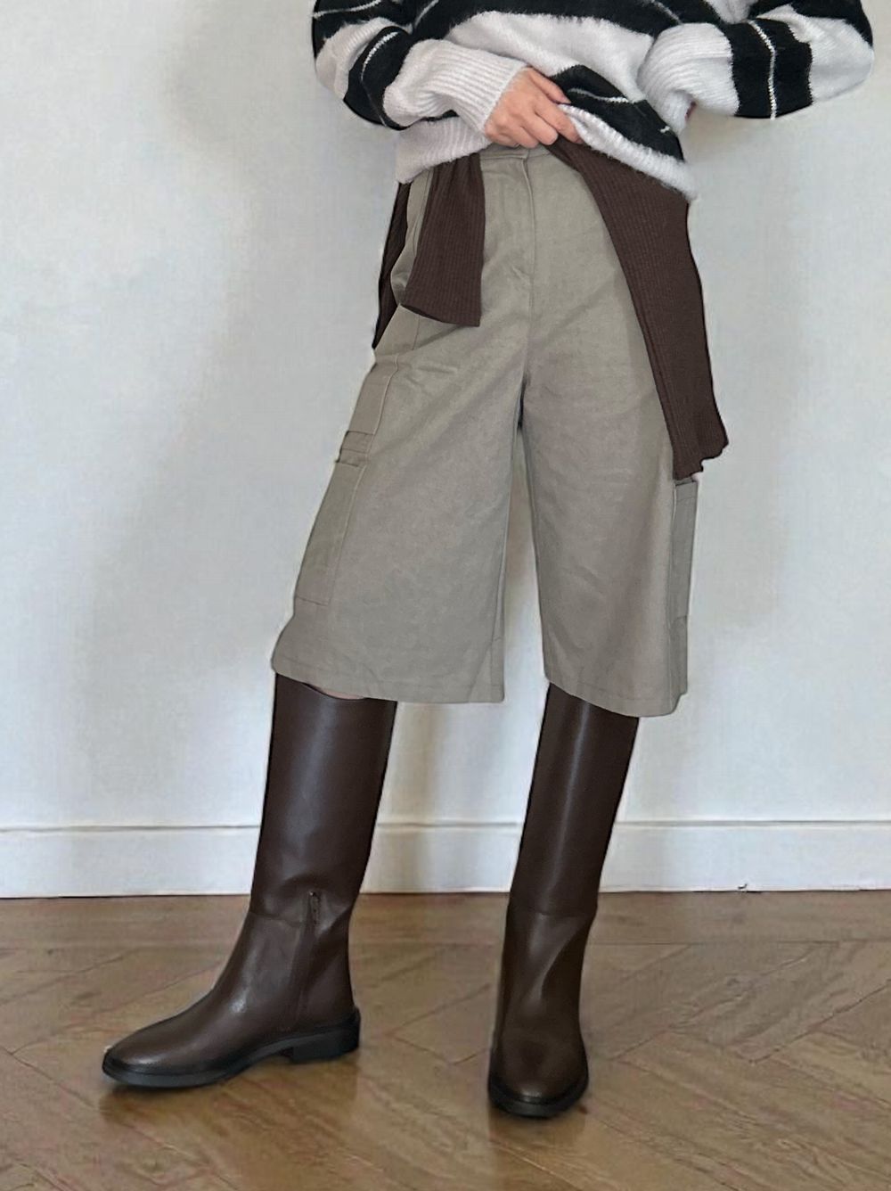 Cargo bermuda コットンパンツ