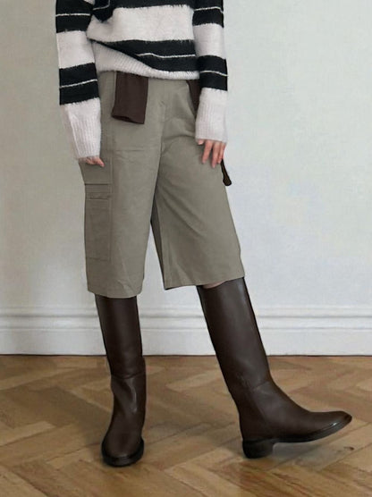 Cargo bermuda コットンパンツ