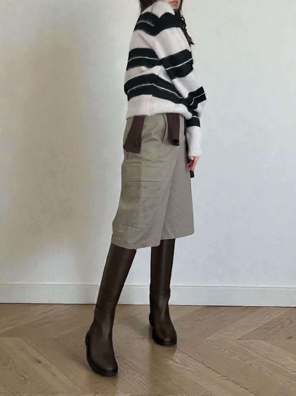 Cargo bermuda コットンパンツ