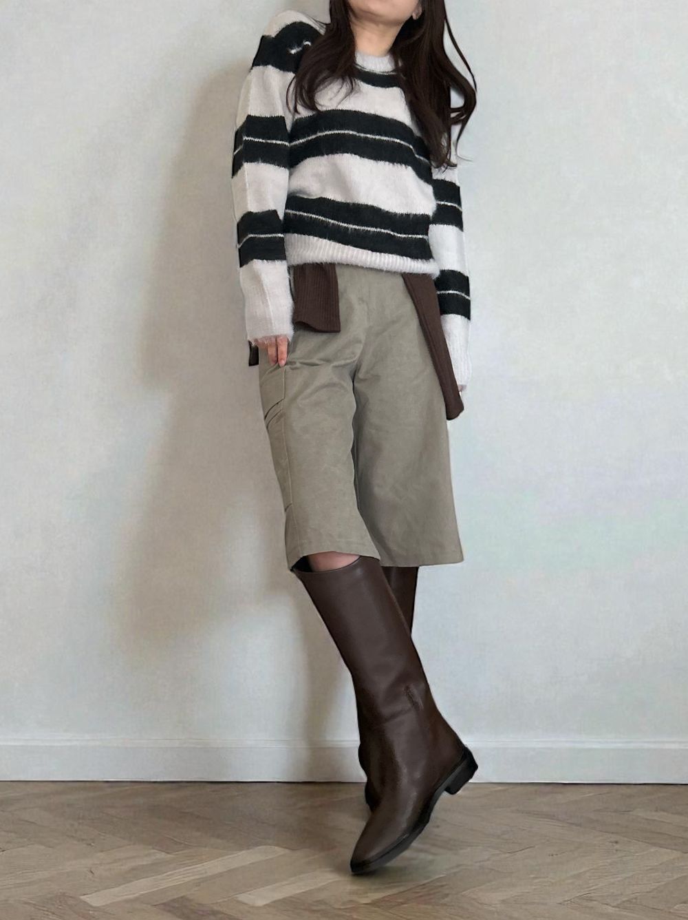 Cargo bermuda コットンパンツ