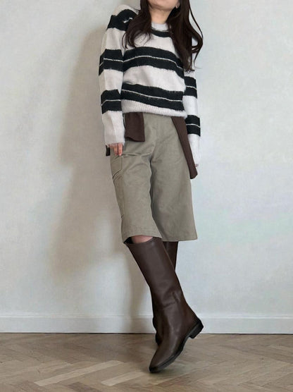 Cargo bermuda コットンパンツ