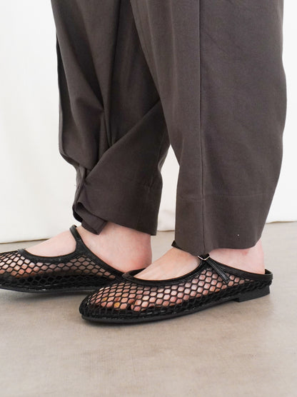 Adjustable hem 2WAYタックワイドパンツ