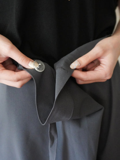 Layered wrap オーバーワイドパンツ