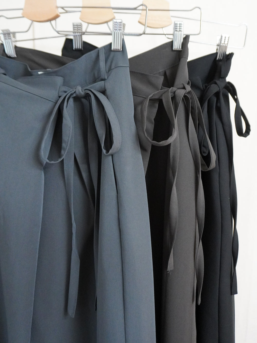 Layered wrap オーバーワイドパンツ