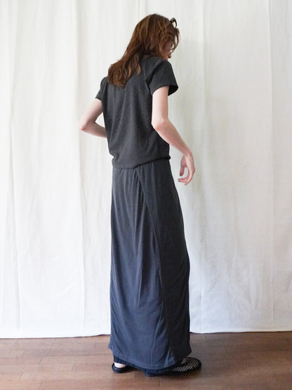 Layered contrast リバーシブルスカート