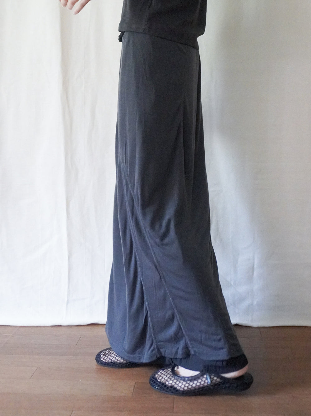 Layered contrast リバーシブルスカート