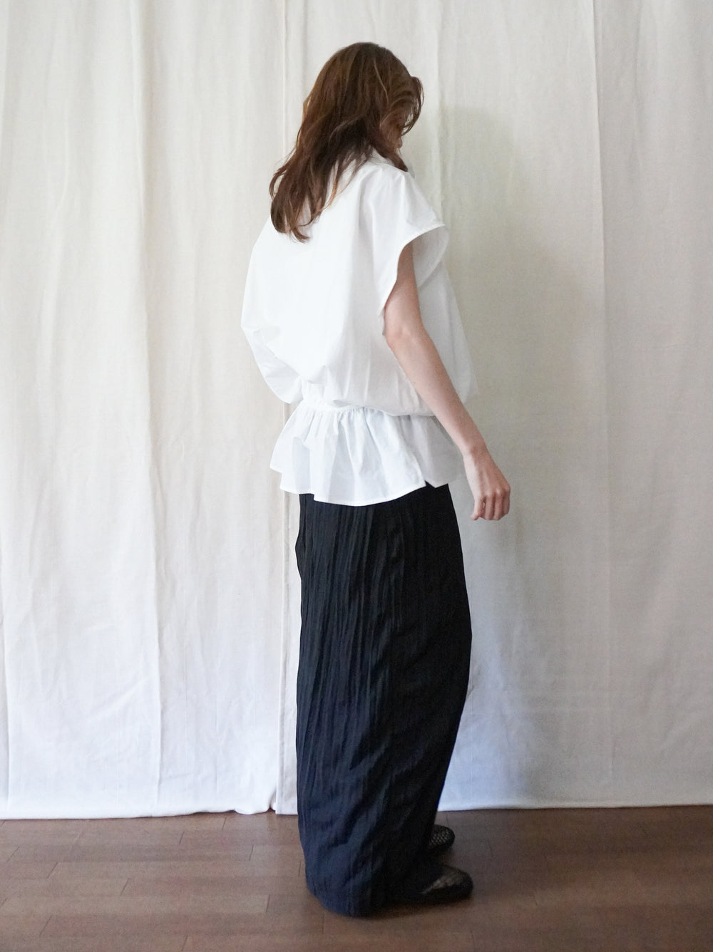 Layered contrast リバーシブルスカート