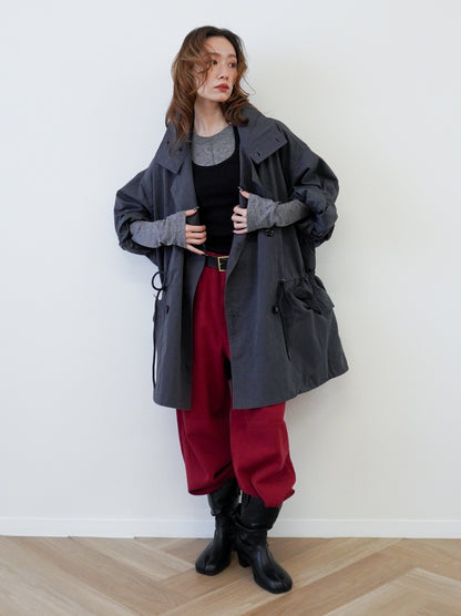 Velveteen ワイドストレートパンツ