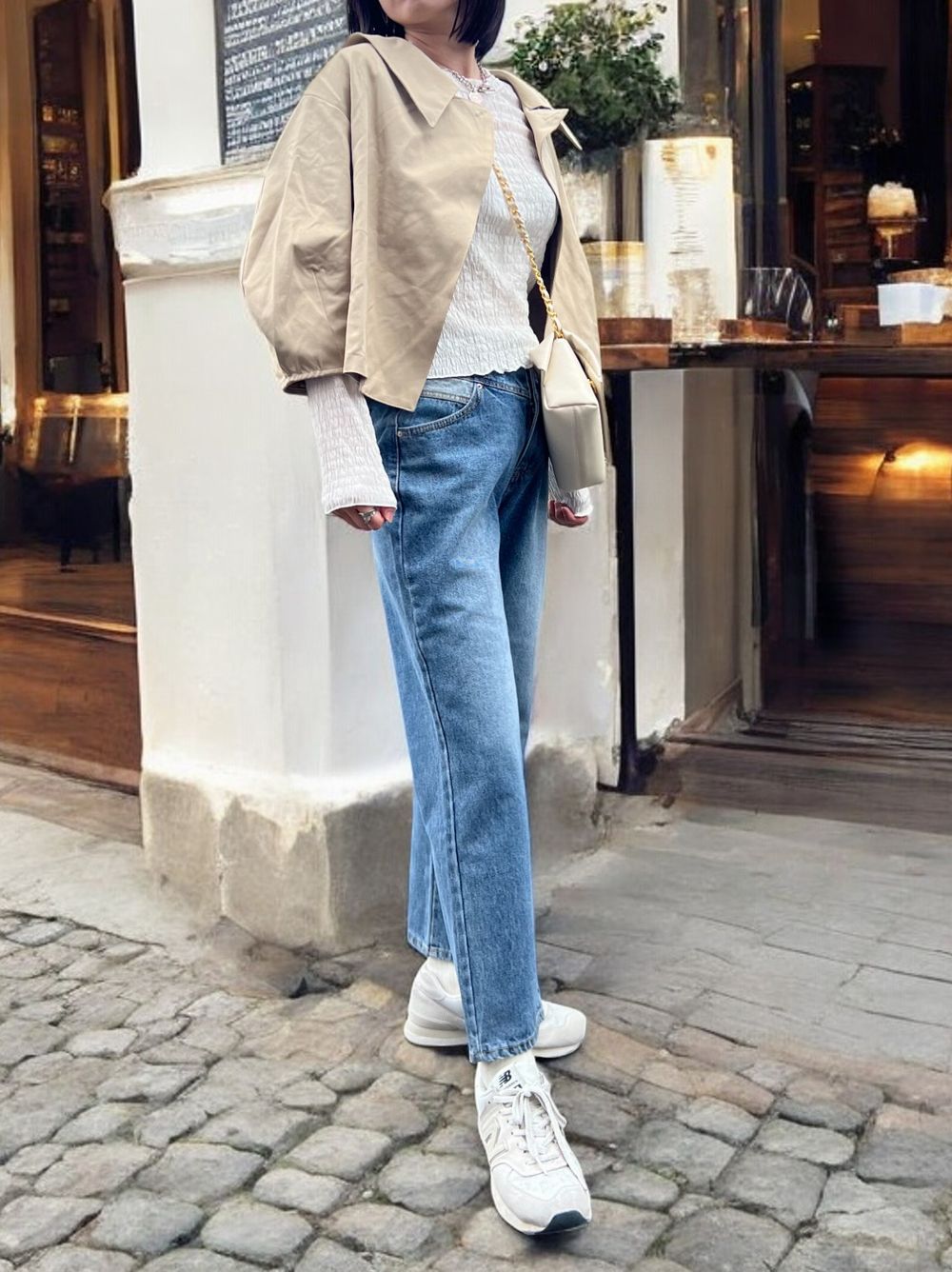 Chelsea collar Balloon sleeve ジャケット