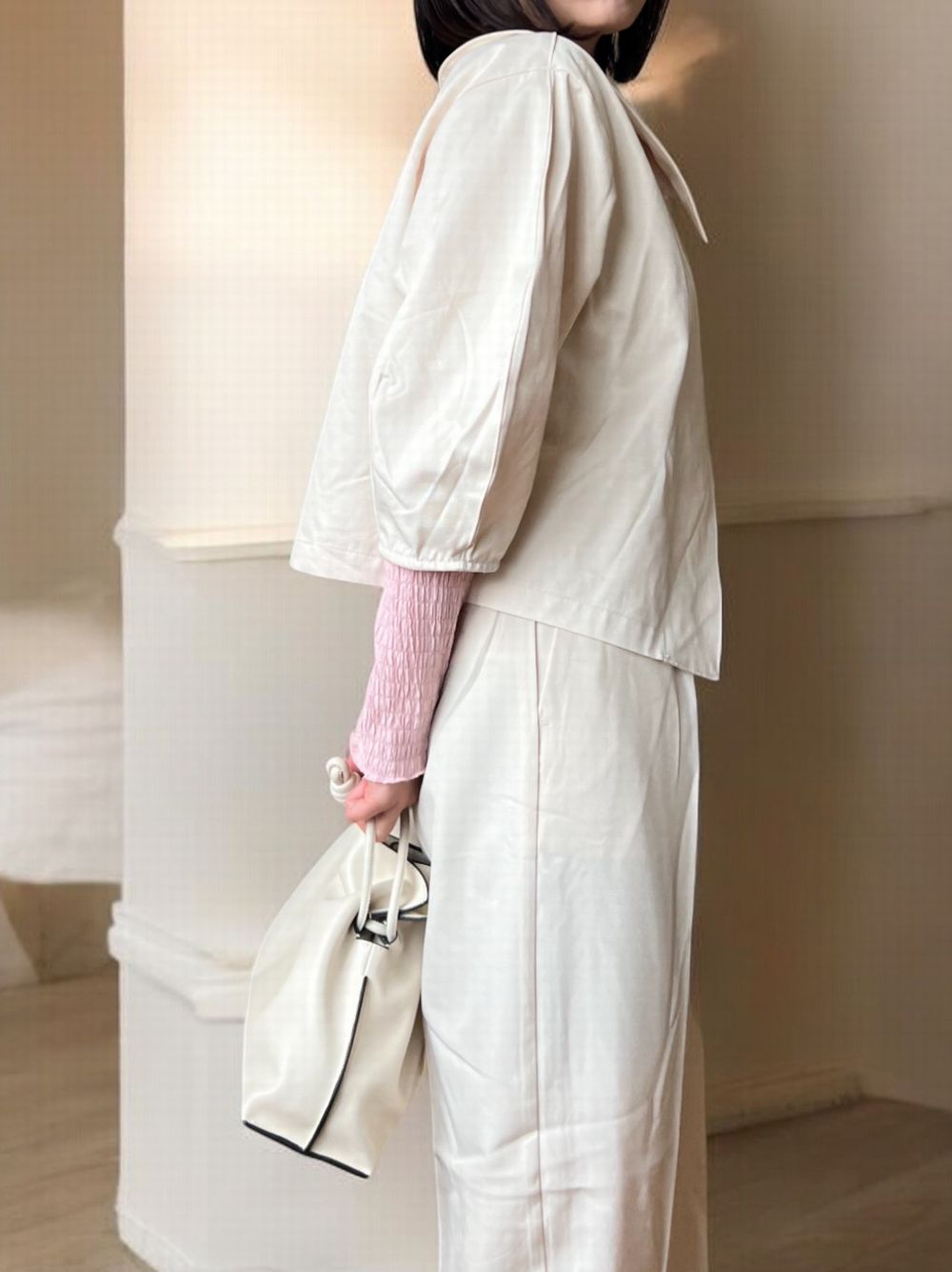 Chelsea collar Balloon sleeve ジャケット