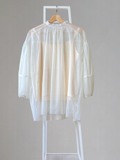 Balloon sleeve エアリーシフォントップス