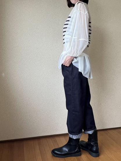 Balloon sleeve エアリーシフォントップス