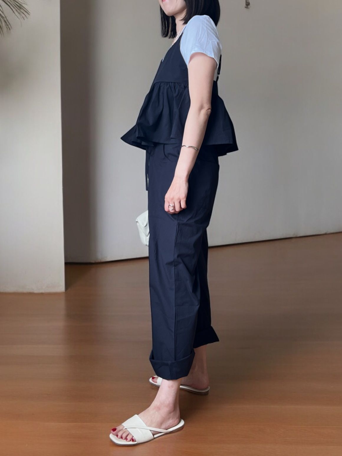 Gather cami with Wide pants セットアップ