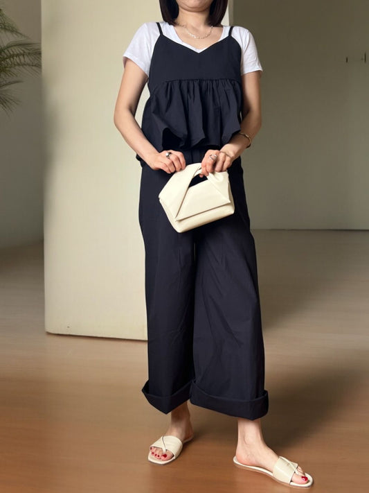 Gather cami with Wide pants セットアップ