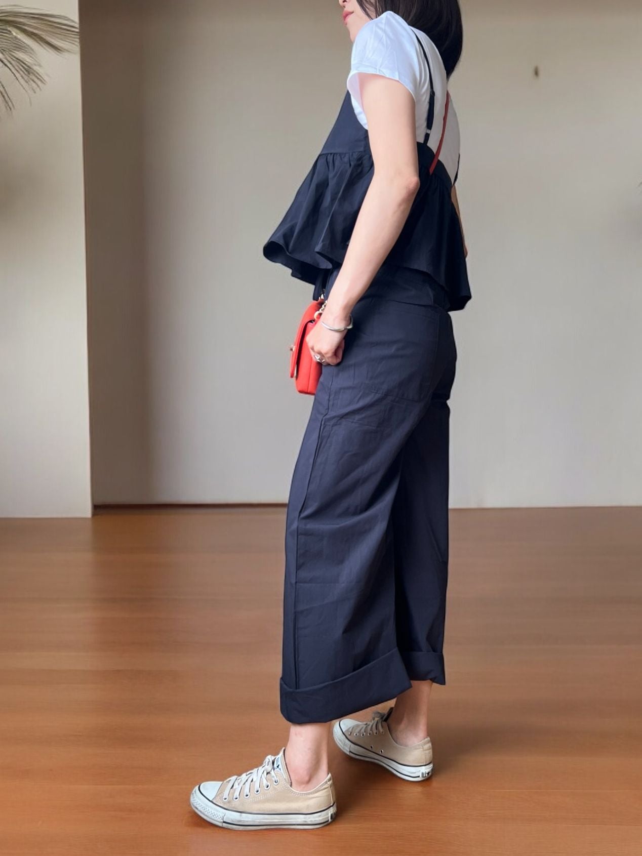 Gather cami with Wide pants セットアップ