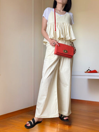 Gather cami with Wide pants セットアップ