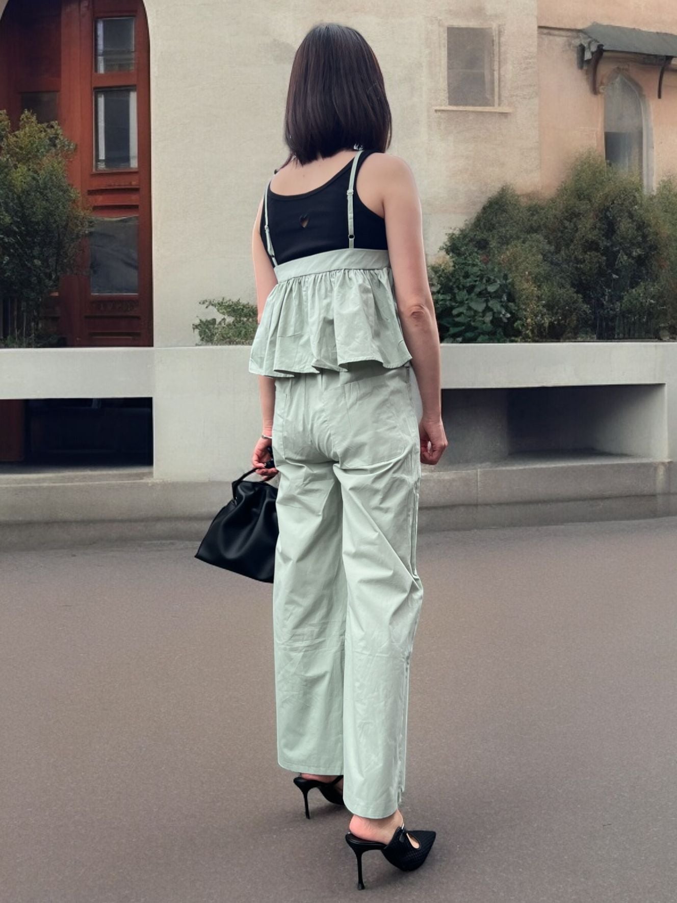 Gather cami with Wide pants セットアップ