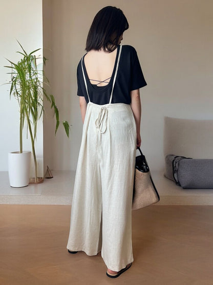 Back scoop neckline トップス
