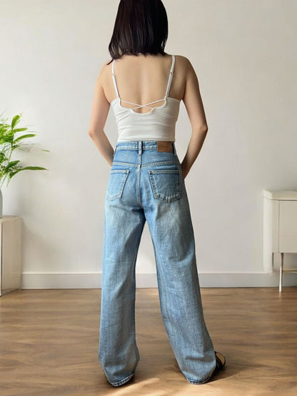 Back cross strap パッド付きキャミソール