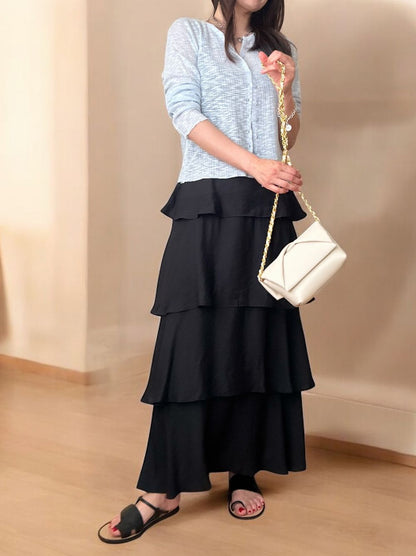 Melange Sheer カーディンガン