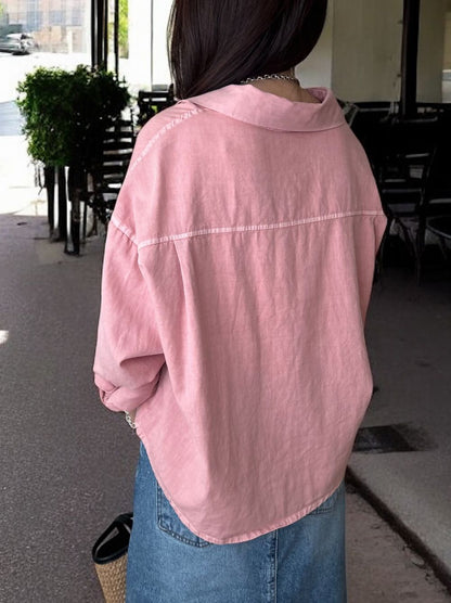 Vintage like ソフトコットンシャツ
