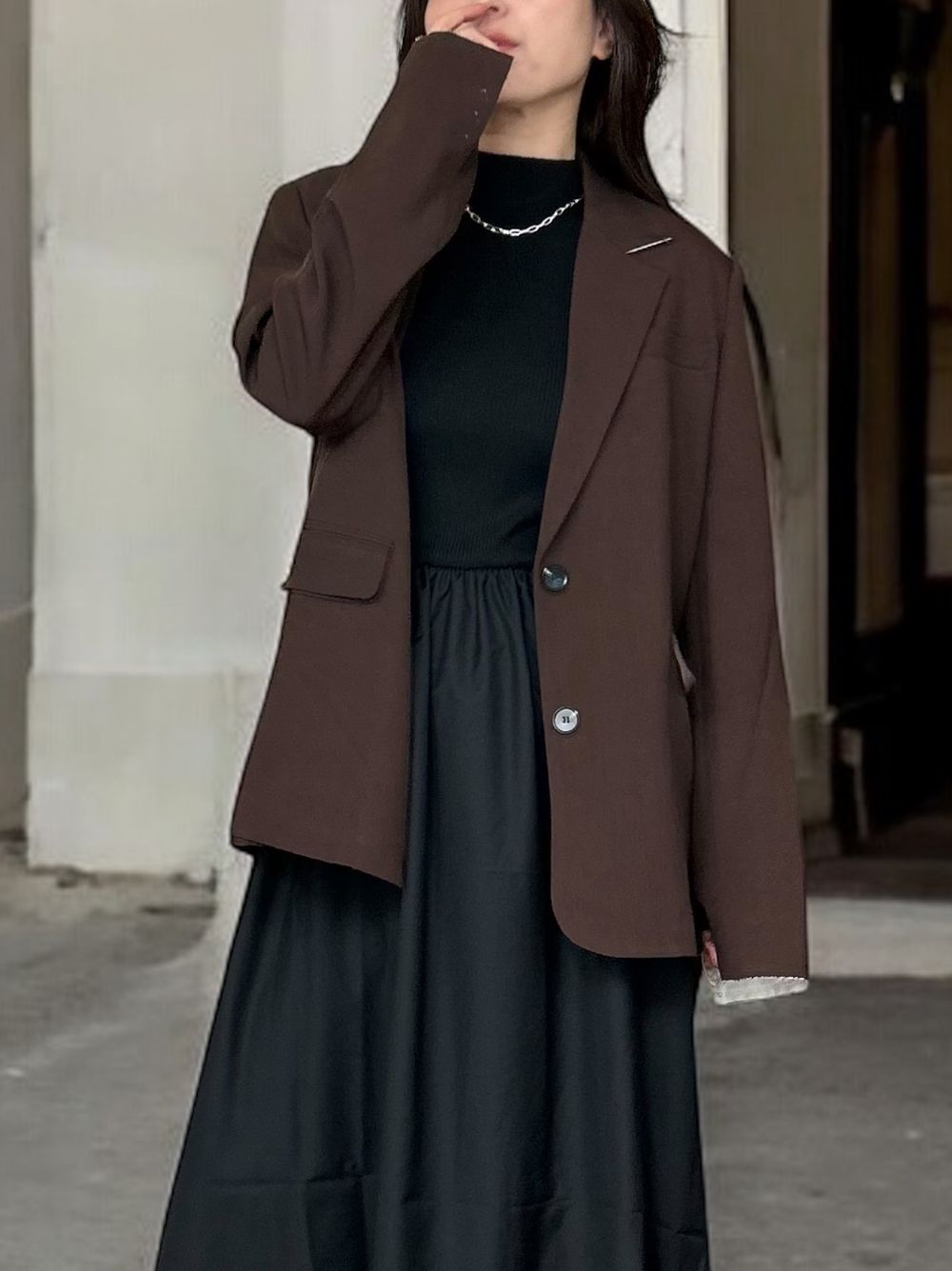 Design Cut off テーラードジャケット