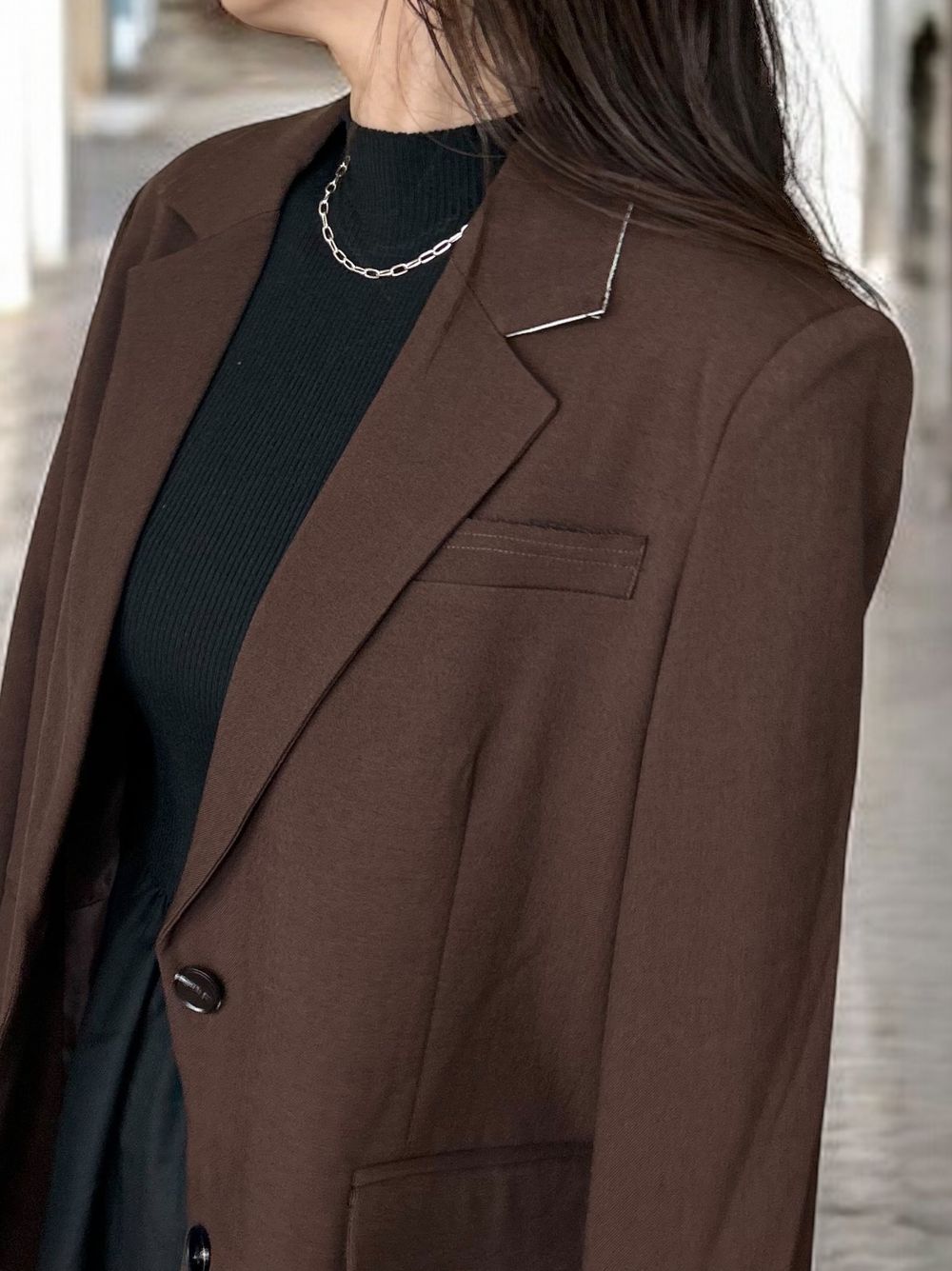 Design Cut off テーラードジャケット