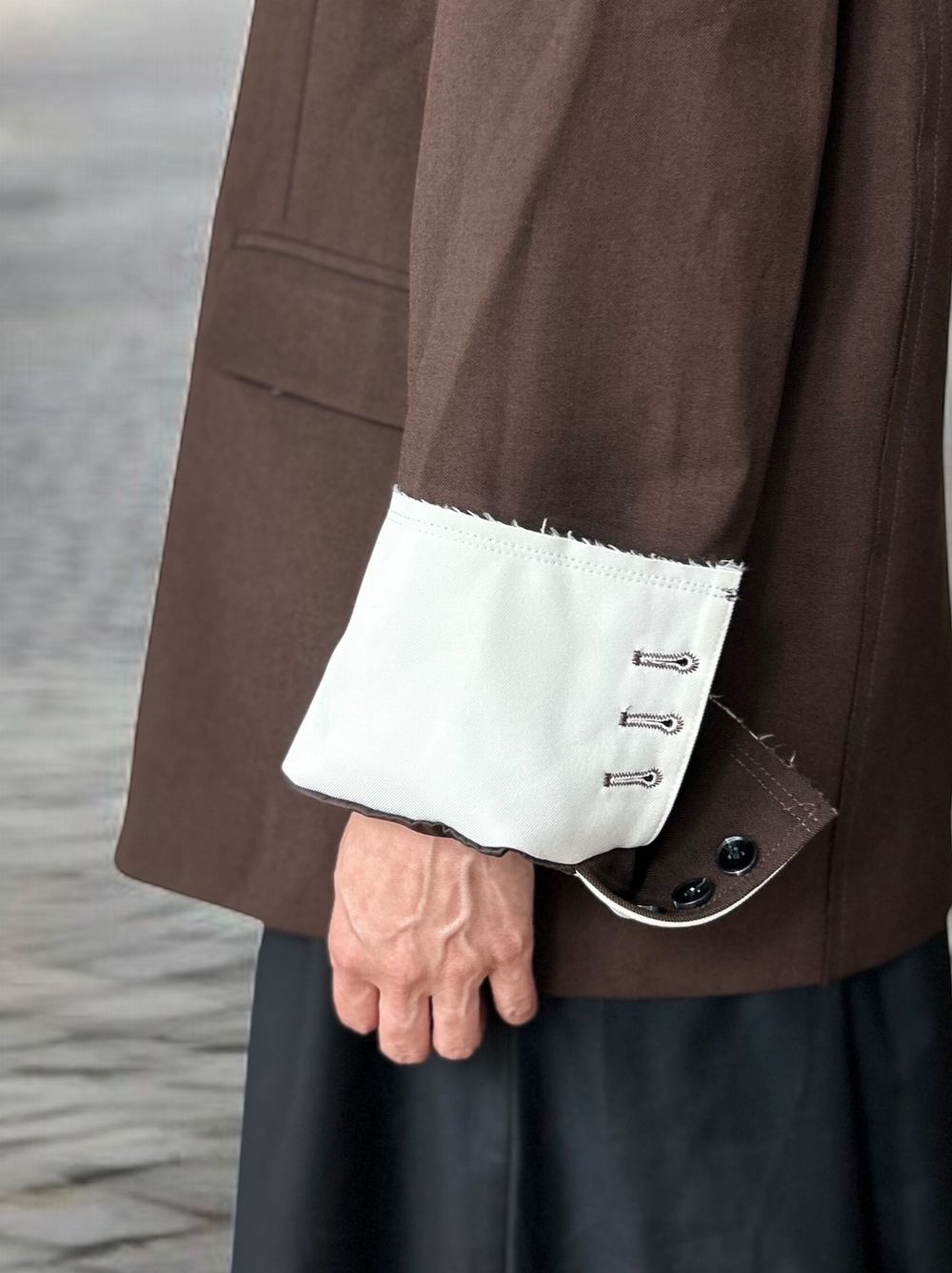 Design Cut off テーラードジャケット