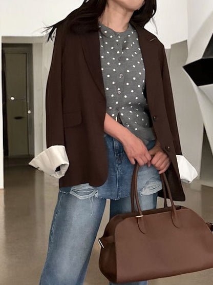 Design Cut off テーラードジャケット