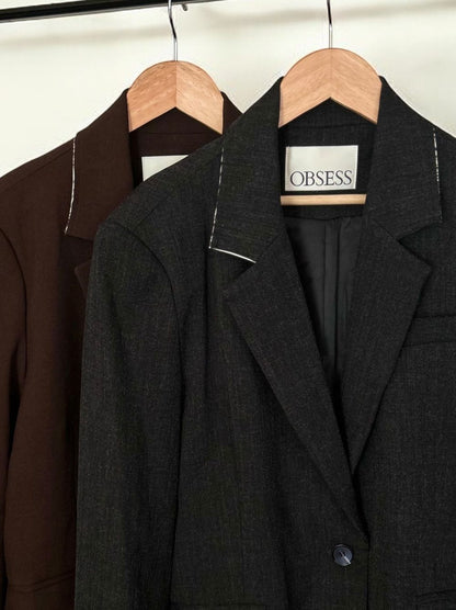 Design Cut off テーラードジャケット